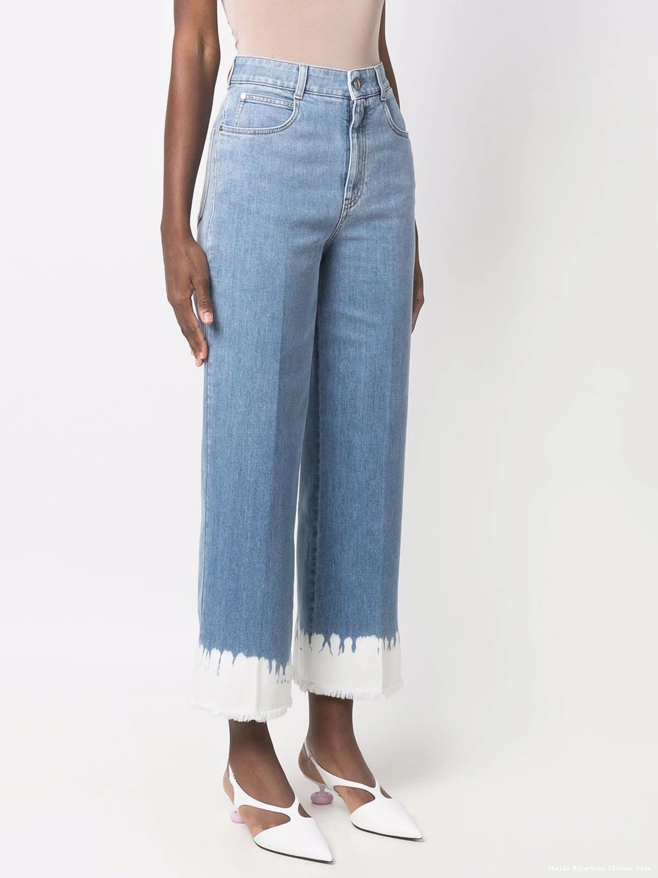Affordable cropped high-rise Women McCartney Stella jeans 0813